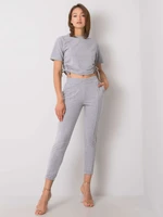 Journi RUE PARIS Grey Casual Set