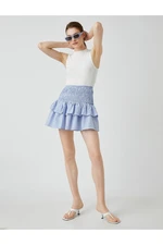 Koton Mini Skirt with Frilled Gipe Detail