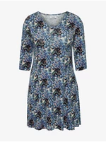 Blue patterned dress Fransa