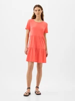 Coral women's mini dress with ruffle GAP