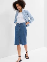 GAP Denim Midi Skirt - Women