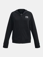 Under Armour UA Rival Terry FZ Hoodie Mikina dětská Černá