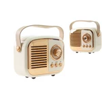 Bluetooth reproduktor retro rádio BS-52D bílé