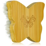 Crystallove Bamboo Butterfly Agave Face Brush Travel Size masážní kartáč na obličej a dekolt 1 ks