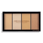 Revolution Paletka rozjasňovačů Revolution Re-Loaded (Highlighter Palette) odstín Lustre Lights Warm 4 x 5 g