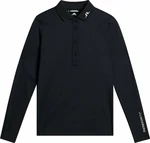 J.Lindeberg Tour Tech Long Sleeve Womens Polo Black S Polo-Shirt