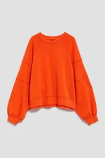 WOMEN'S SWEATSHIRT L-BL-4010 ORANGE