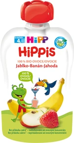 HIPP BIO Hippis 100% ovoce Jablko-Banán-Jahoda 100 g