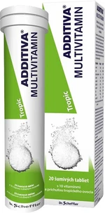 ADDITIVA Multivitamín Tropic 20 šumivých tabliet