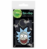 Klíčenka gumová Rick and Morty/Rick crazy smile