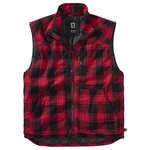 Wooden vest red/black