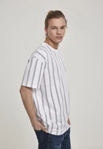 Heavy Oversized T-Shirt AOP Stripe White/Navy