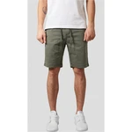 Olive Stretch Twill Joggshorts