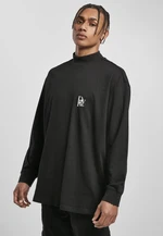 Prayor Black White Long sleeve turtleneck black