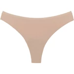 Snuggs Period Underwear Brazilian Light Tencel™ Lyocell Beige látkové menstruační kalhotky pro slabou menstruaci velikost S 1 ks