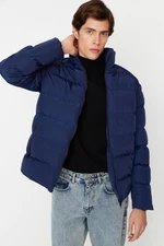 Trendyol Men's Navy Blue Regular Fit Windproof Puffer Winter Coat