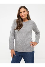 LC Waikiki Crew Neck Plain Long Sleeve Women's Knitwear Sweater