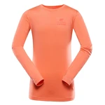 Children's quick-drying T-shirt ALPINE PRO LOUSO fresh salmon