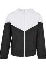 Girls' windbreaker Arrow white/black