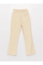 LC Waikiki Flared Velvet Girls' Trousers