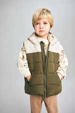 DEFACTO Baby Boy Water Repellent Hooded Fleece Lined Puffer Vest