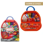 COLOURING STATIONERY SET 50 PIEZAS MARVEL