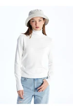 LC Waikiki Turtleneck Plain Long Sleeve Women's Knitwear Sweater