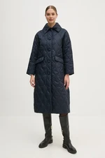 Bunda Barbour X Alexa Amy Quilted Jacket dámská, tmavomodrá barva, přechodná, LQU1791