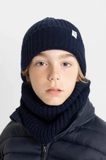 DEFACTO Boy's Knitwear Neck Collar Beret Set of 2