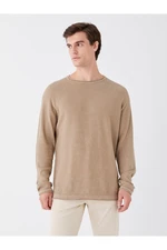 LC Waikiki Crew Neck Long Sleeve Men's Knitwear Sweater