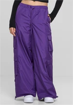 Women's Ripstop Double Cargo Pants - Purple