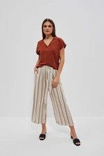 WOMEN'S TROUSERS L-SP-4016 OFF WHITE