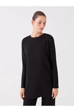 LC Waikiki Crew Neck Plain Long Sleeve Women's Tunic