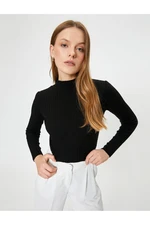 Koton High Collar Sweater Long Sleeve Camisole