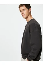 Koton Basic Sweatshirt Relaxed Fit Crew Neck Long Sleeve