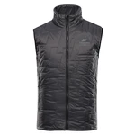 Men's ultralight vest with ALPINE PRO BERF dk.true gray impregnation