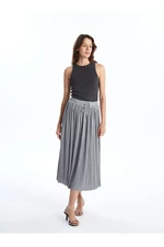 LC Waikiki Lw - Satin Women's Skirt with Elastic Waist