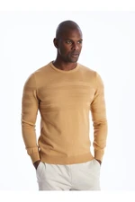 LC Waikiki Crew Neck Long Sleeve Men's Knitwear Sweater