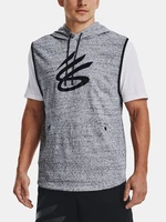 Mikina Under Armour CURRY SLEEVELESS HOODIE - šedá