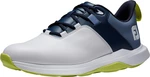 Footjoy ProLite Mens Golf Shoes White/Navy/Lime 44,5 Calzado de golf para hombres