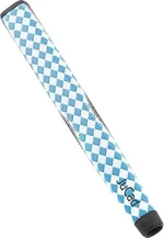 Jucad Coloured Standard White/Blue Check Pattern Grip