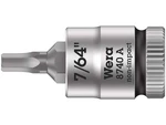 Wera 003382 Zástrčná bitová hlavice Zyklop 1/4" 6hran 7/64" typ 8740 A - palcová