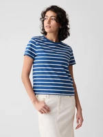 White-Blue Women's Striped T-Shirt GAP