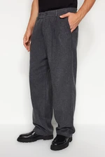 Trendyol Gray Wide Leg Cachet Trousers