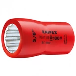 Hlavice nástrčná, 3/8", dvanáctihran, izolovaná, 1000V, velikost 5/8" - KNIPEX 98 37 5/8"