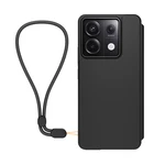 Flipové pouzdro Made for Xiaomi Book s poutkem proXiaomi Redmi Note 13 Pro 5G, černá