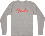 Fender Camiseta de manga corta Spaghetti Logo LS Heather Gray 2XL
