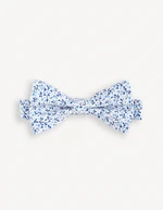 White-blue floral bow tie Celio Gibowflo