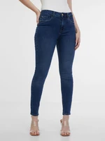 Orsay Tmavě modré dámské skinny fit džíny - Dámské