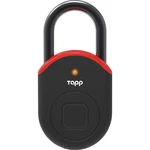 Tapplock Tapplock Lite - flame red visiaci zámok 55 mm   bluetooth Flame Red zámok s odtlačkom prsta, visiaci zámok Blue